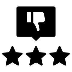 Negative Review Icon