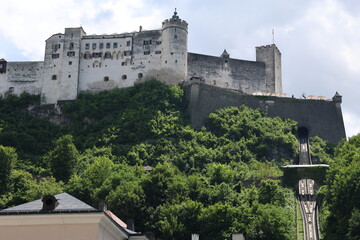 Stadtpanorama Ansicht Salzburg in &Ouml;sterreich