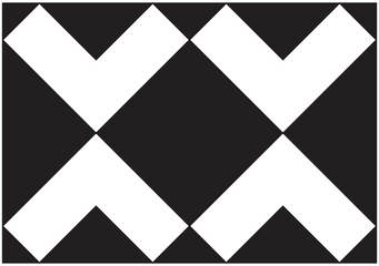 Fototapeta premium Black Geometry Abstract