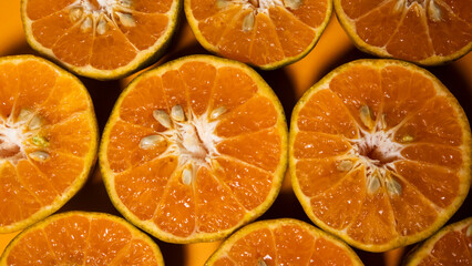 orange slices background