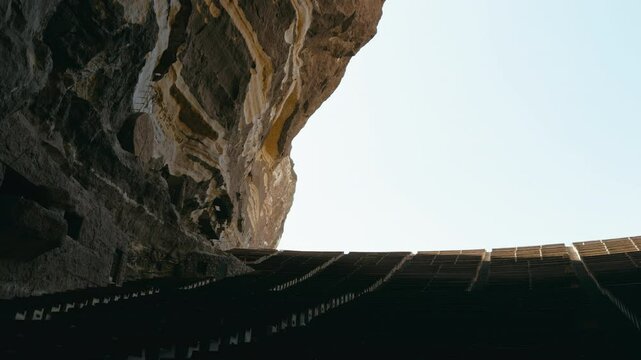 Scenic View Of The Interiors Of The Cave Church In Egypt