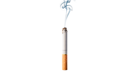 cigarette isolated on a transparent background.
