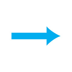 blue arrow icon