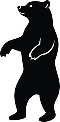 bear-icon-silhouette-on-hind-legs.eps