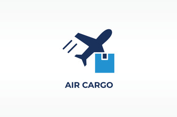 AIR CARGO vector, icon or logo sign isolated symbol illustration