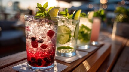 Sober lifestyle celebrated with mindful moments and elegant beverages
