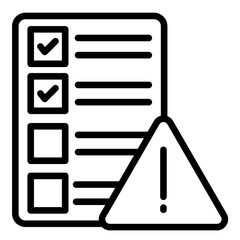 Risk Assessment  Icon Element For Design