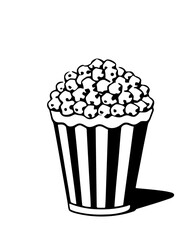 bucket of popcorn