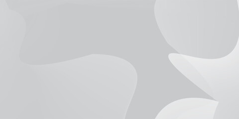 Liquid wave background with gray and white color background.Eps10 vector.