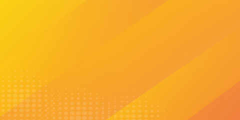 Fresh orange abstract background geometry shine and layer element vector for presentation design.