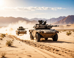 Desert Warfare Frontline – Modern Military Operation with Tanks