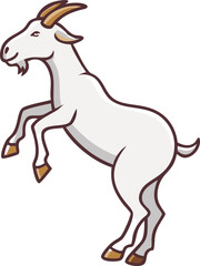 goat-standing--climbing--walking--jumping.eps