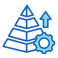 Method Pyramid  Icon Element For Design