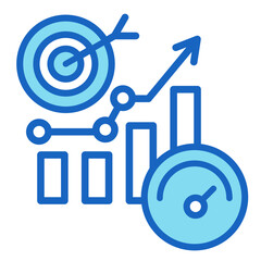 Performance Metrics  Icon Element For Design