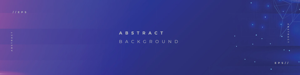 An abstract technology linkedin banner with abstract background