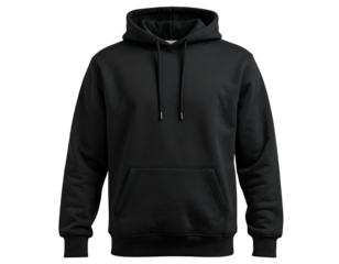 Experience the ultimate comfort and versatile style with this essential black hooded sweatshirt.