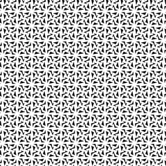 Black and white vector seamless pattern with small diamonds , star shapes ,rhombuses .Abstract black and white geometric texture .Simple minimal wide repeat background .