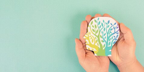 Human mind and spirit, positive thinking, creative mind, self care and mental health concept, hope...