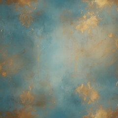 Blue and Gold Abstract Liquid Texture Background for Elegant Wall Art and Design | ai