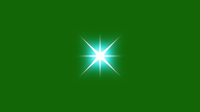 Twinkling stars animation, white cartoon, flat, vector, doodles style stars blinking, glitter on black background, night sky. 4k animation