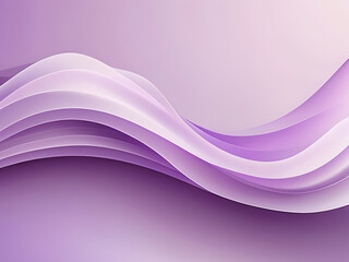 Elegant Purple Abstract Wave Background, Smooth Fluid Gradient Design, Minimal Flow, ai