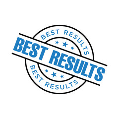 Best Results Letter Rubber Stamp Template
