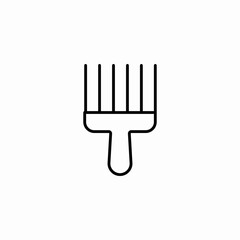 hair hairdresser tools icon sign vector