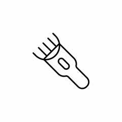 hair trimmer  icon sign vector