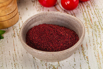 Natural organic Sumah powder for culinary