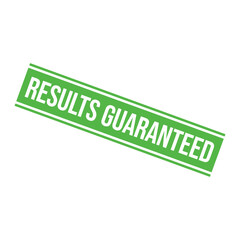 Results Guaranteed Letter Rubber Stamp Template