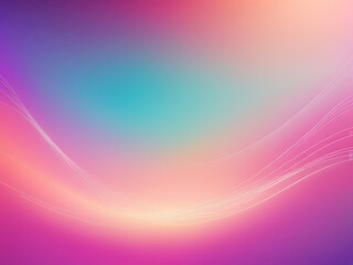 Smooth Colorful Gradient Background with Pink, Purple, Blue and Peach Tones | ai