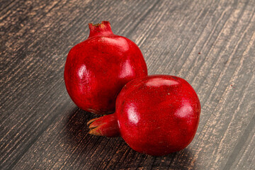 Fresh sweet juicy pomegranate fruit