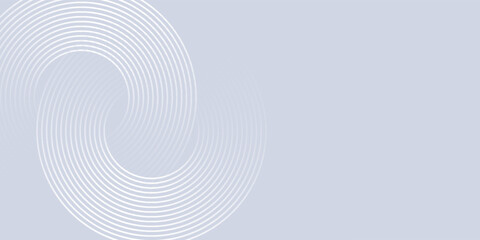 Abstract blue glowing geometric lines on dark blue background. Modern shiny blue circle lines pattern. Futuristic technology concept. Suit for cover, poster, banner, brochure, header, website. eps 10