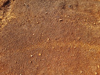 Teksture Permukaan Tanah Berpasir Coklat