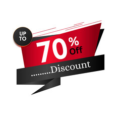 Special Offers Up to 70% Off – Discount Promotion Banner Templates for Sales and Marketing