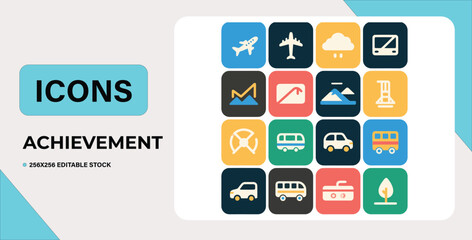 Travel & Transportation Icons 