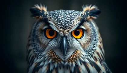 Obraz premium Majestic Owl Portrait