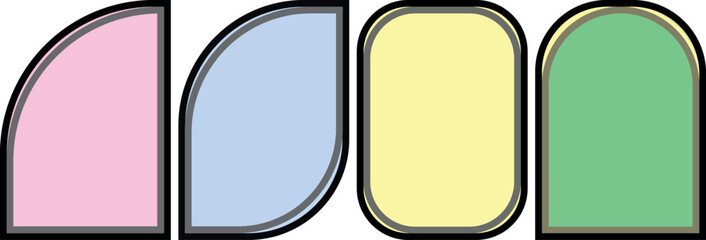 Timeless Vintage Label Collection with Ornate Frames and Elegant Silhouettes for Premium Packaging and Branding Design

