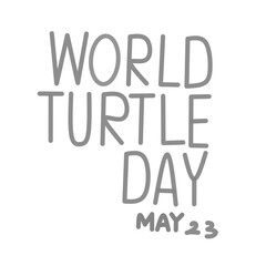 Vector World Turtle Day 