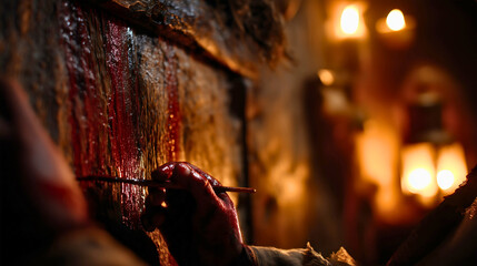 The Israelites who marked their doors to prevent the spirit of death from striking them, the Exodus from Egypt according to the Bible.