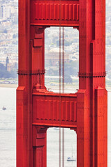 A view of The Golden Gate Brige in San Francisco, USA