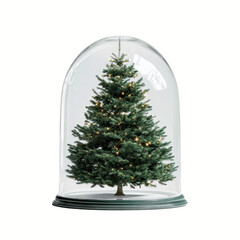 Encased Christmas Tree A Symbol of Preservation and Nostalgia