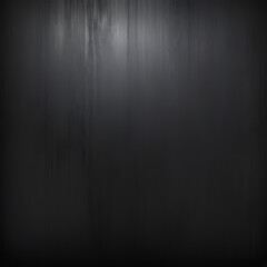 Dark Black Wooden Texture Background with Vertical Lines and Subtle Light Gradient Finish, ai