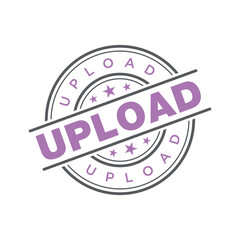 Upload Letter Rubber Stamp Template