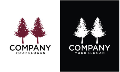 Creative Abstract tree company logo template