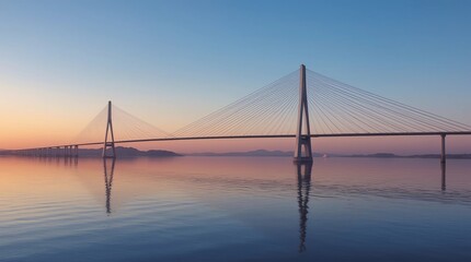 Obraz premium bridge in sea