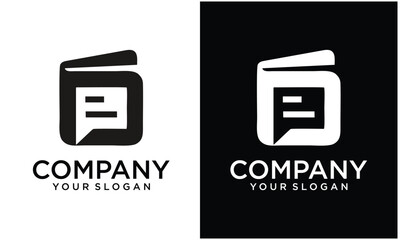 Creative Paper Book Data Document Business Company Vector Logo Design