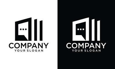 Creative Paper Book Data Document Business Company Vector Logo Design