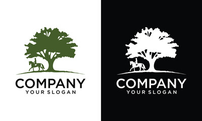 Creative Simple Tree vector illustration logo design. Tree vector icon. 