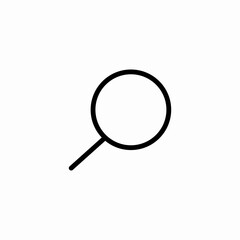 search magnifying zoom icon sign vector